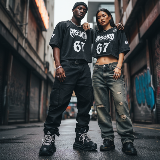 AXS+LMTD "67"- CROPPED  MESH JERSEY