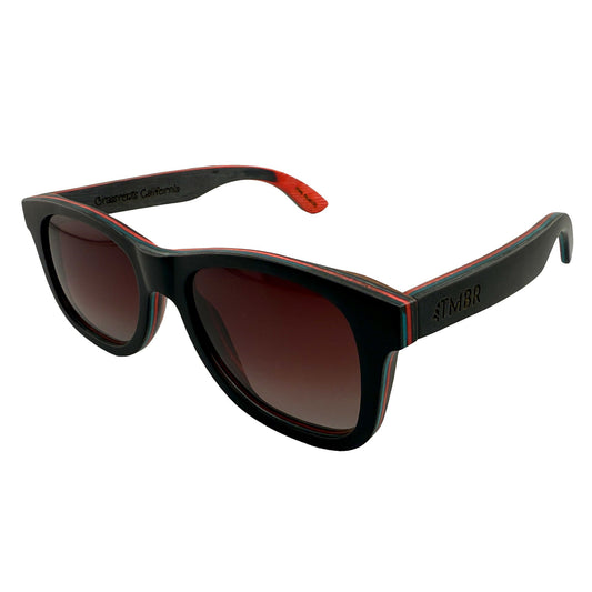 TMBR Jerry Garcia The Traveler Black w/ Rose Sunglasses