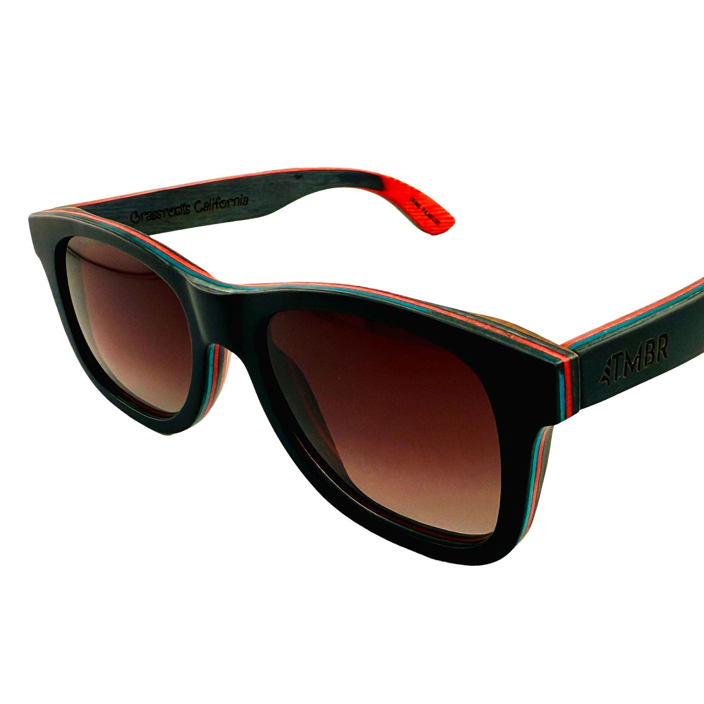 TMBR Jerry Garcia The Traveler Black w/ Rose Sunglasses