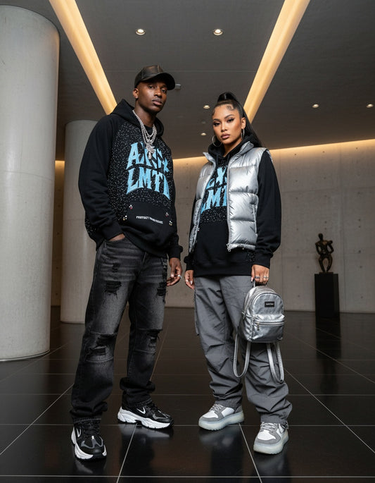 “Jewelers Row” – Crystal Embellished Hoodie