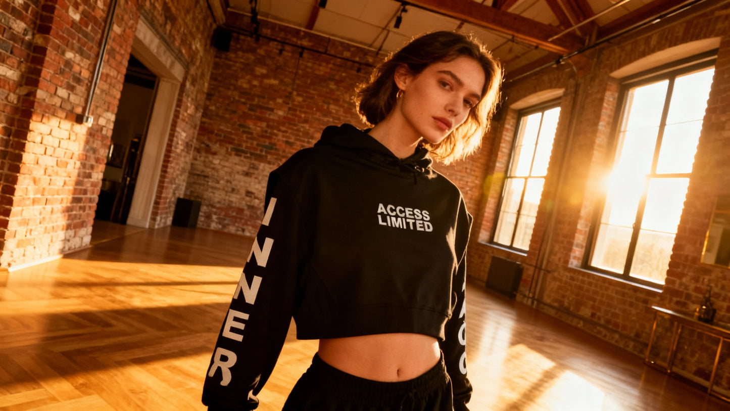 “Love Self” - Cropped Hoodie